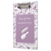 Lavender Floral Salon Merkidentiteit Klembord (Links)