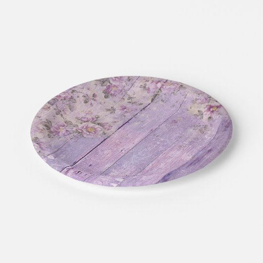 Lavender Floral Shabby Chic Paper Bord (Gekanteld)