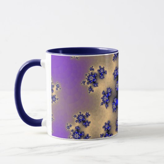Lavender Floral Sprinkles Mok (Links)