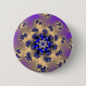 Lavender Floral Sprinkles Ronde Button 5,7 Cm (Voorkant)
