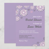 Lavender Floral Vrijgezellenfeest Weddenschap Kaart (Voorkant / Achterkant)