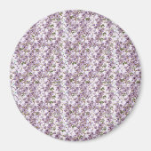 Lavender Floral Watercolor Magnet (Voorkant)