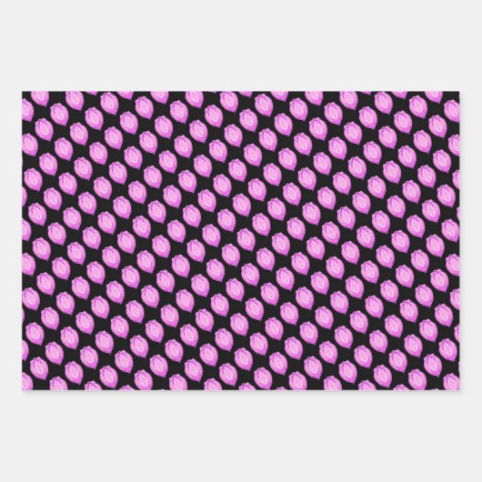 Lavender Floral Wrapping Paper Sheets (Voorkant 3)