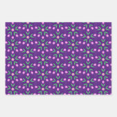 Lavender Floral Wrapping Paper Sheets (Voorkant)