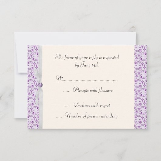 Lavender Florentine RSVP (Voorkant)