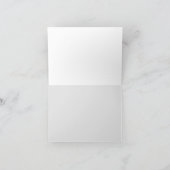 Lavender Flower Bridal Shower Gift Thank You Bedankkaart (Binnen)