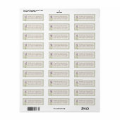 lavender Flower Custom Return-adres Etiket (Full Sheet)