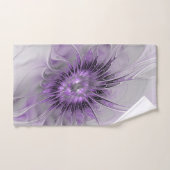 Lavender Flower Dream Modern Abstract Fractal Art Bad Handdoek (Handdoek)