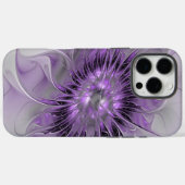 Lavender Flower Dream Modern Abstract Fractal Art Case-Mate iPhone Case (Achterkant (horizontaal))