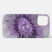 Lavender Flower Dream Modern Abstract Fractal Art Case-Mate iPhone Case (Achterkant (horizontaal))