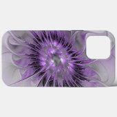 Lavender Flower Dream Modern Abstract Fractal Art Case-Mate iPhone Case (Achterkant (horizontaal))