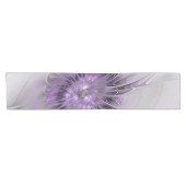Lavender Flower Dream Modern Abstract Fractal Art Korte Tafelloper (Horizontaal)