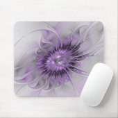 Lavender Flower Dream Modern Abstract Fractal Art Muismat (Met muis)