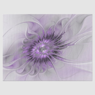 Lavender Flower Dream Modern Abstract Fractal Art Tissuepapier