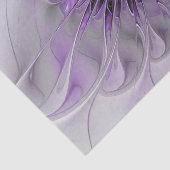 Lavender Flower Dream Modern Abstract Fractal Art Tissuepapier (Detail)