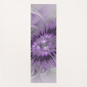 Lavender Flower Dream Modern Abstract Fractal Art Yogamat (Voorkant)