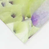 Lavender Flower Mandala Fleece Blanket (Hoek)