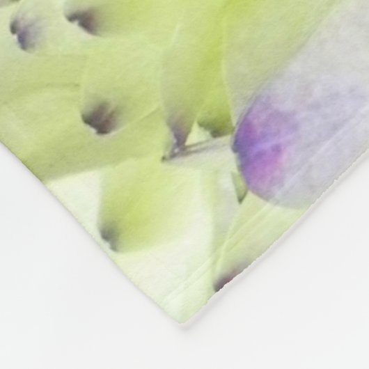 Lavender Flower Mandala Fleece Blanket (Hoek)