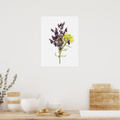 Lavender Flower Poster (Keuken)