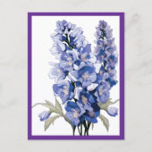 LAVENDER FLOWERS #1 BRIEFKAART (Voorkant)