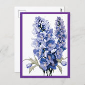 LAVENDER FLOWERS #1 BRIEFKAART (Voorkant / Achterkant)