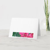 Lavender Flowers Bedankkaart (Achterkant)