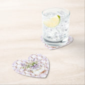 Lavender Flowers Bow Birthday Kartonnen Onderzetters (Insitu)