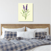 Lavender Flowers Canvas Afdruk (Insitu (Slaapkamer))