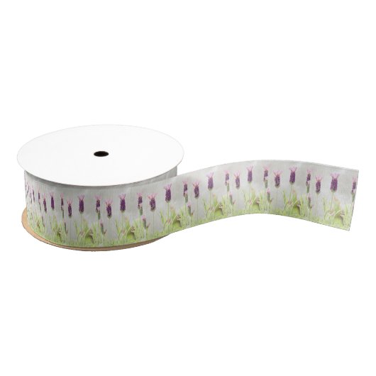 Lavender Flowers Grosgrain Lint (Spoel)
