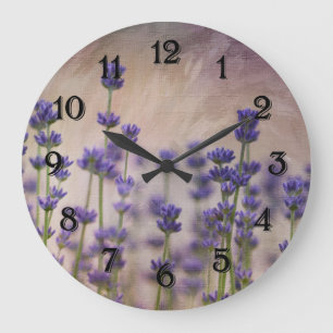 Lavender Flowers Grote Klok