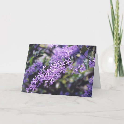 Lavender Flowers Kaart (Voorkant)