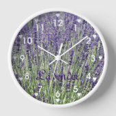 Lavender Flowers met Heart Symbols Floral (Voorkant)