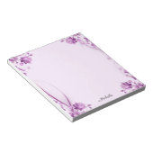  Lavender Flowers Notitieblok JOUW TEKST (Schuin)