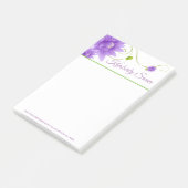Lavender Flowers Post-it® Notes (Schuin)