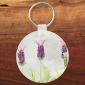 Lavender Flowers Sleutelhanger (Voorkant)