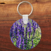 Lavender Flowers Sleutelhanger (Voorkant)