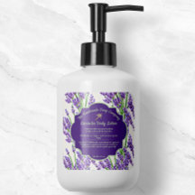 Lavender Flowers Soap and Cosmetics Label - 1