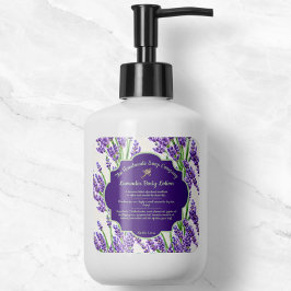 Lavender Flowers Soap and Cosmetics Label - 1