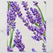 Lavender Flowers Soap Wrap (Achterkant)