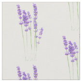 Lavender Flowers Stof (Close Up)