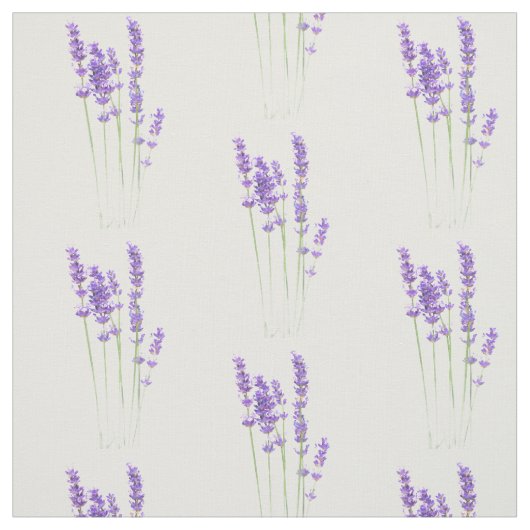 Lavender Flowers Stof (Swatch)