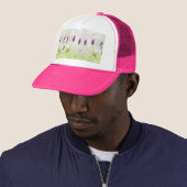 Lavender Flowers Trucker Pet (In situ)