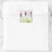 Lavender Flowers Vierkante Sticker (Tas)