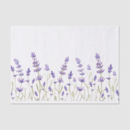 Lavender Flowers Wrapping Tissuepapier