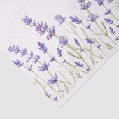 Lavender Flowers Wrapping Tissuepapier (Detail)