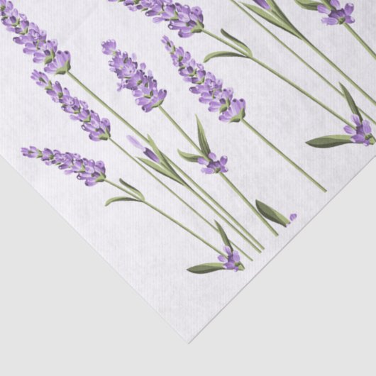Lavender Flowers Wrapping Weefselpapier Tissuepapier (Detail)