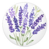 Lavender - Franse Decor Ceramic Knob Keramische Knop (Voorkant)