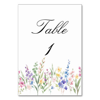Lavender Garden Romantic Watercolor Floral Wedding Kaart