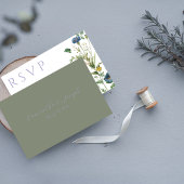 Lavender Garden Wedding RSVP-kaart RSVP Kaartje