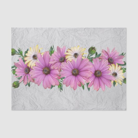 Lavender & Gele Dagen Tissuepapier (Voorkant)